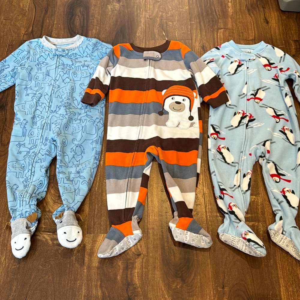 Bundle of 12M Fleece Sleepers